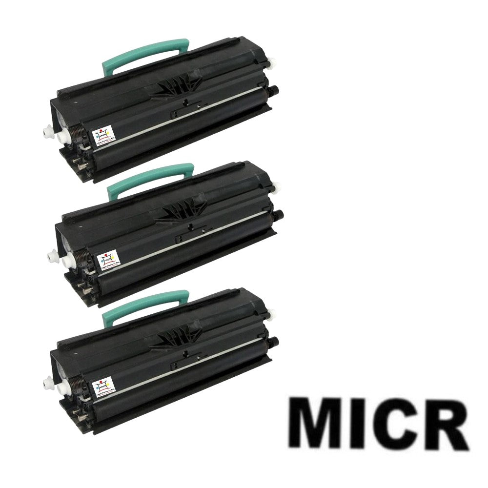 Compatible Toner Cartridge Replacement For Lexmark X463A21G (Black) 3.5K YLD (W/MICR) 3-Pack