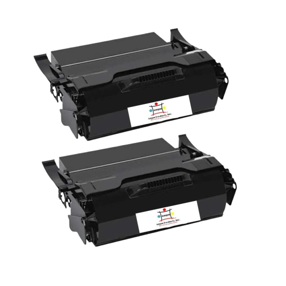 Compatible Toner Cartridge Replacement For Lexmark X651H21A (High Yield) Black (25K YLD) 2 Pack