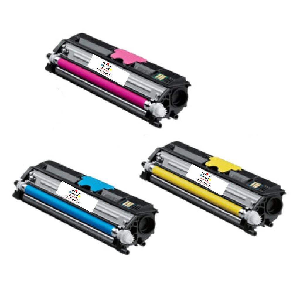Compatible Toner Cartridge Replacement For KONICA MINOLTA A0V306F, A0V30CF, A0V30HF (Cyan, Magenta, Yellow) 2.5K YLD (3-Pack)