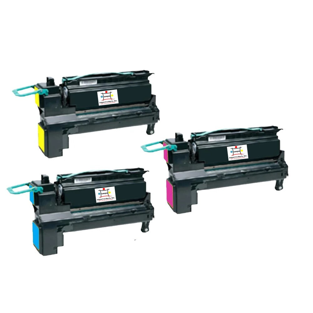 Compatible Toner Cartridge Replacement For Lexmark C792X2CG, C792X2YG, C792X2MG (Cyan, Yellow, Magenta ) Extra High Yield (20K YLD) 3-Pack