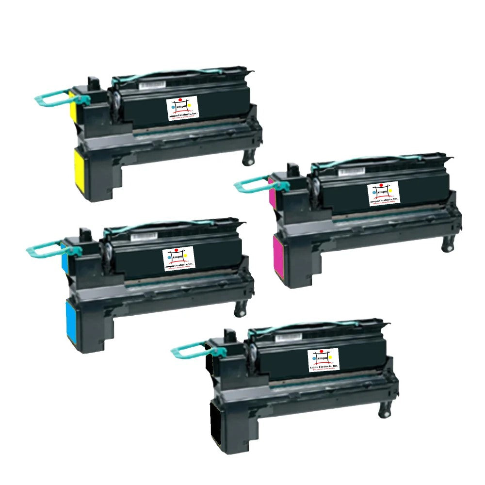 Compatible Toner Cartridge Replacement For Lexmark C792X2CG, C792X2YG, C792X2MG, C792X2KG (Cyan, Yellow, Magenta, Black ) Extra High Yield (20K YLD) 4-Pack