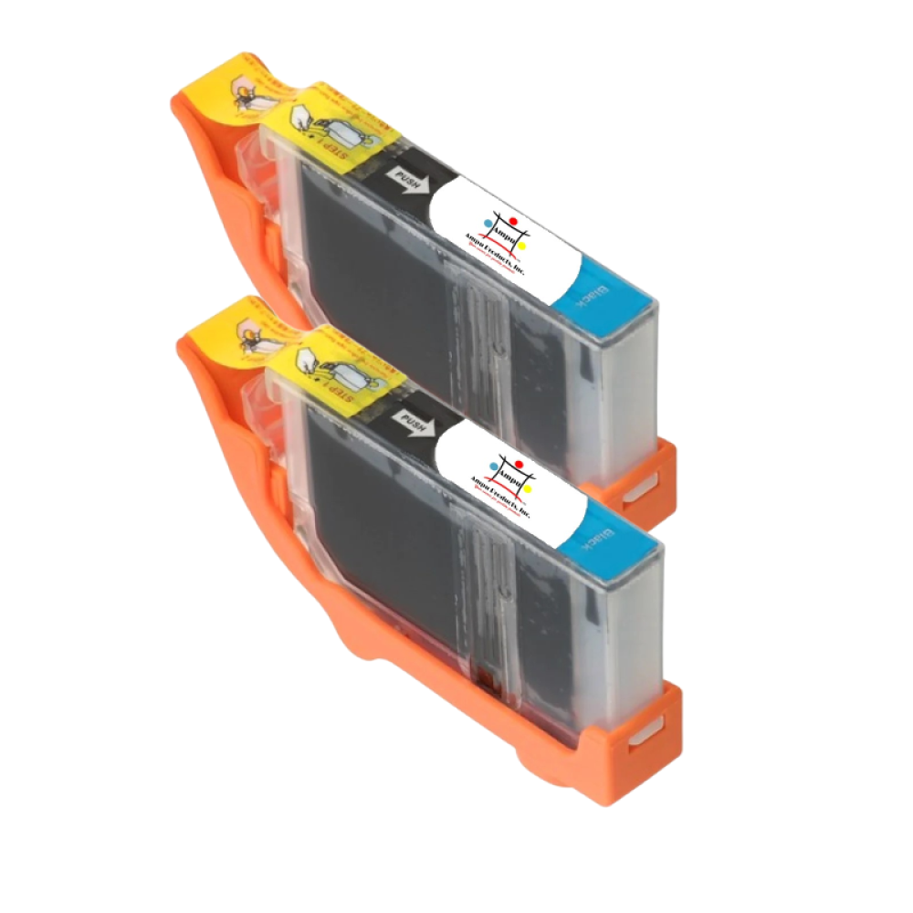 Compatible Ink Cartridge Replacement For CANON 0620B002 (CLI-8BK) Black (12ML) 2-Pack