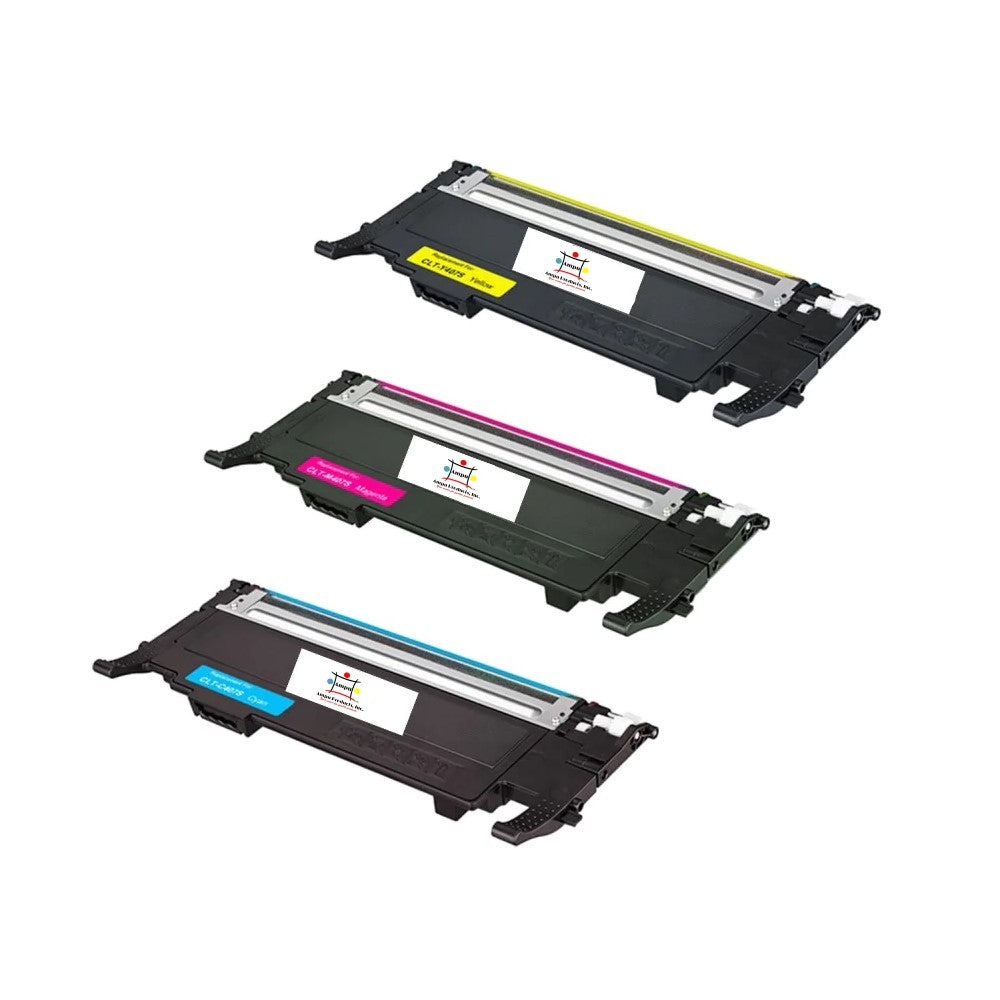 Compatible Toner Cartridge Replacement For SAMSUNG CLT-C407S, CLT-Y407S, CLT-M407S (CLTC407S, CLTY407S, CLTM407S) Cyan, Magenta, Yellow (1K YLD) 3-Pack