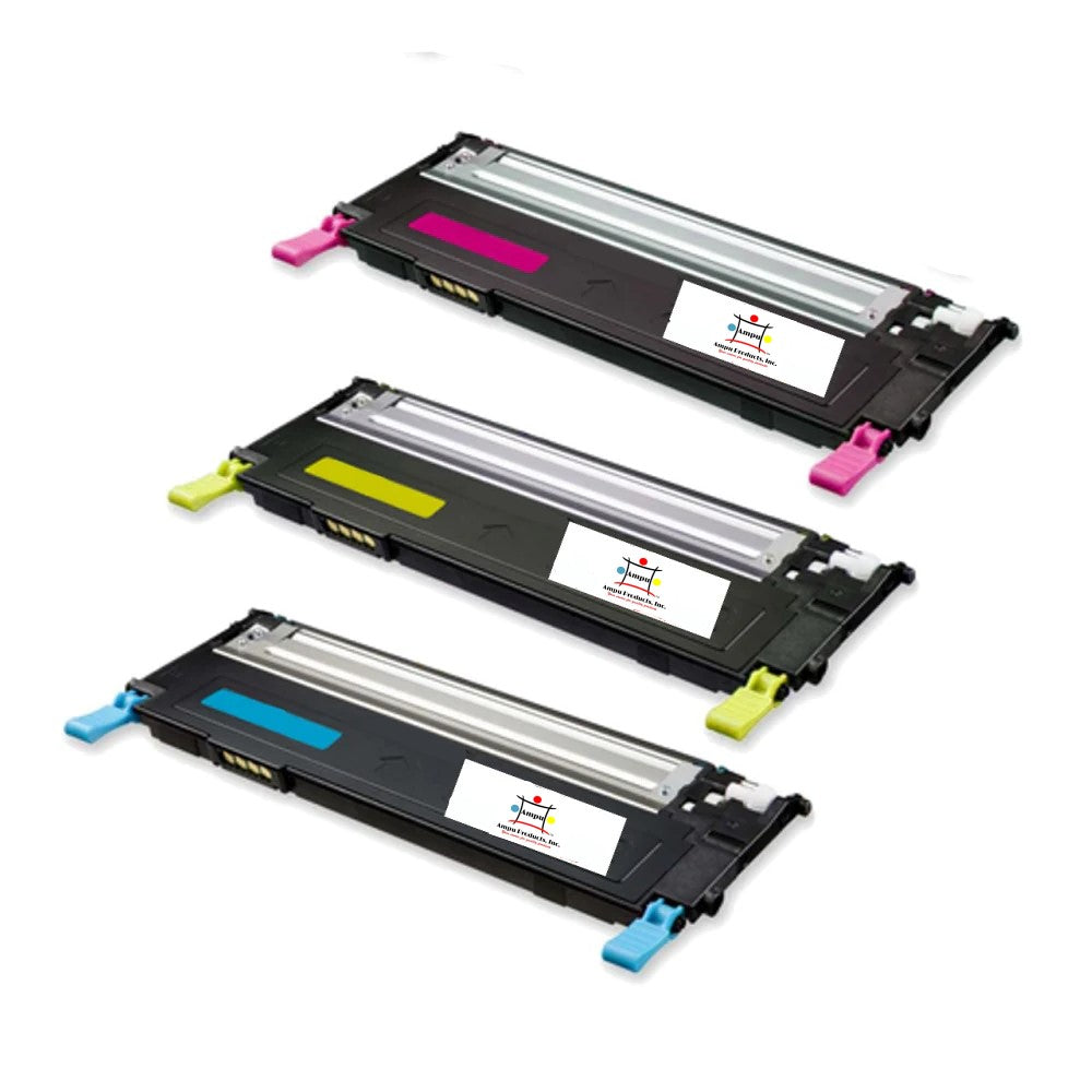 Compatible Toner Cartridge Replacement For SAMSUNG CLT-C409S, CLT-Y409S, CLT-M409S (CLTC409S, CLTY409S, CLTM409S) Cyan, Yellow, Magenta (1K YLD) 3-Packs