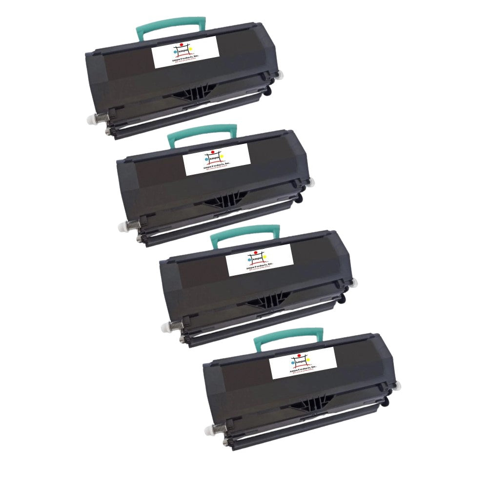 Compatible Toner Cartridge Replacement For Lexmark E462E21G (Black) E462DTN (4-Pack)