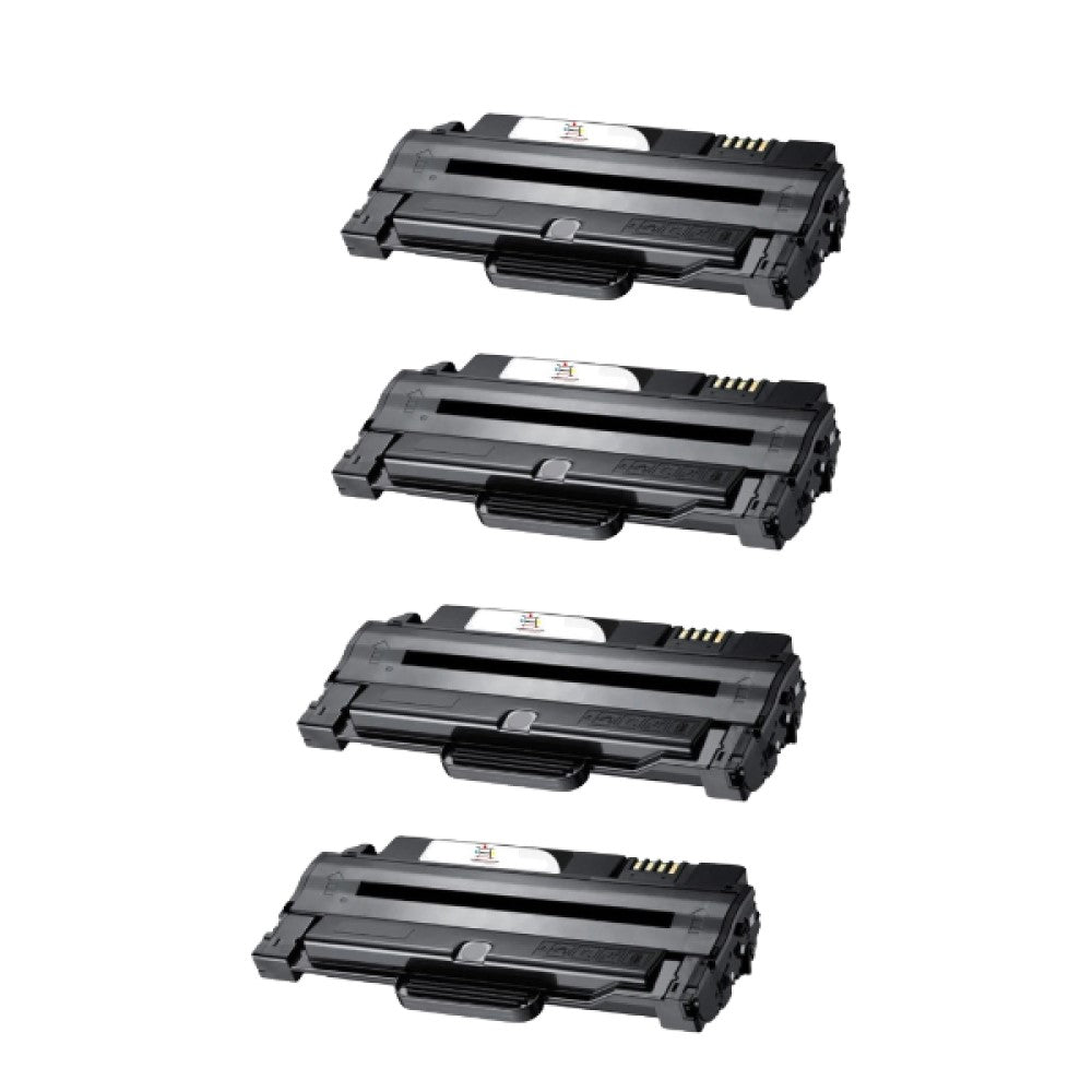 Compatible Toner Cartridge Replacement For SAMSUNG MLTD105L (MLT-D105L) High Yield Black (2.5K YLD) 4-Pack