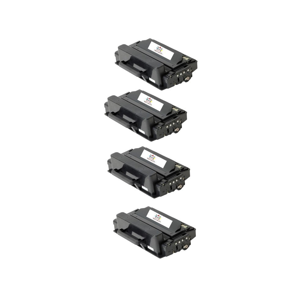 Compatible Toner Cartridge Replacement For SAMSUNG MLTD203E (MLT-D203E) Extra High Yield Black (10K YLD) 4-Pack