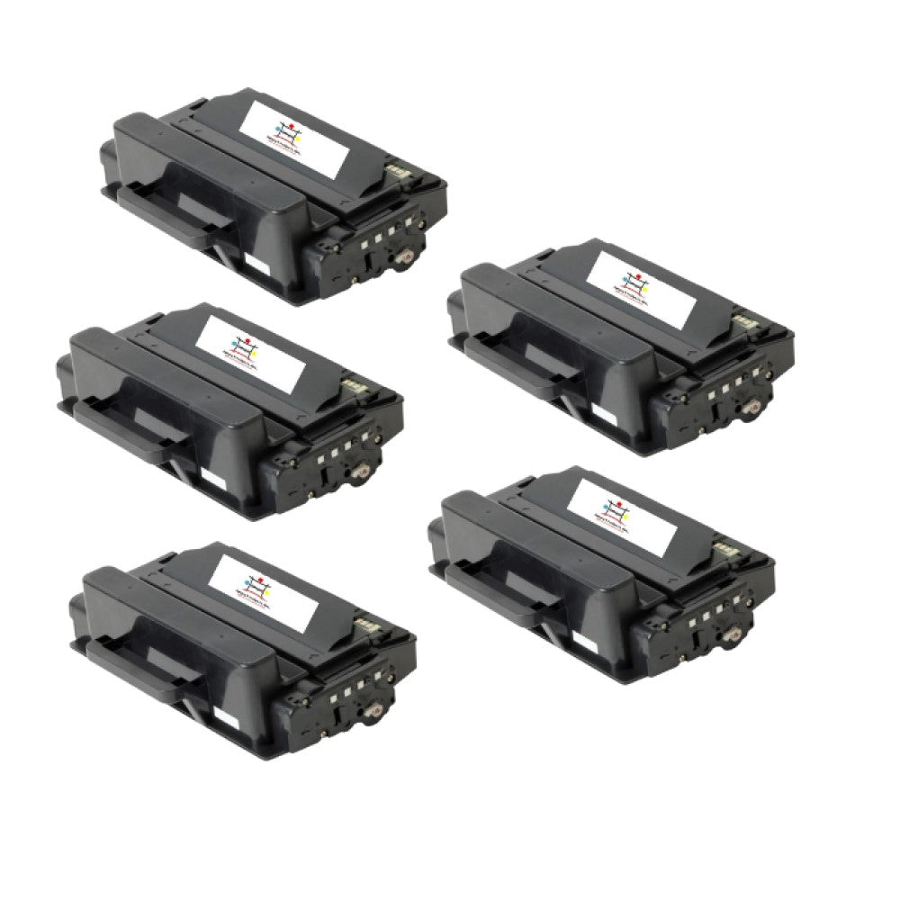 Compatible Toner Cartridge Replacement For SAMSUNG MLTD203E (MLT-D203E) Extra High Yield Black (10K YLD) 5-Pack