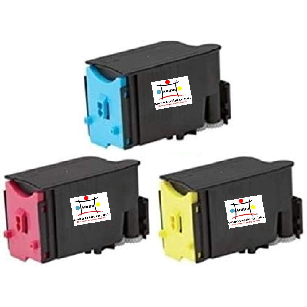 Compatible Toner Cartridge Replacement For SHARP MXC30NTC, MXC30NTM, MXC30NTY (MXC30NTC, MXC30NTY, MXC30NTM) Cyan, Magenta, Yellow (6K YLD) 3-Pack
