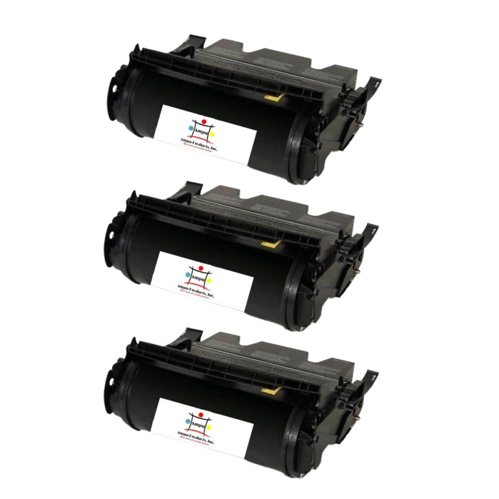 Compatible Toner Cartridge Replacement For Lexmark T650H21A (High Yield Black) 25K YLD (3 Pack)