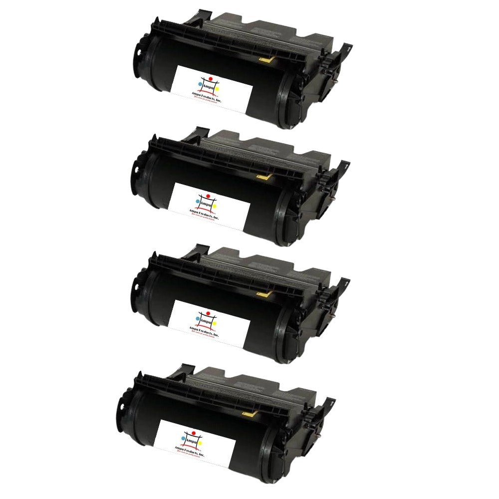 Compatible Toner Cartridge Replacement For Lexmark T650H21A (High Yield Black) 25K YLD (4 Pack)