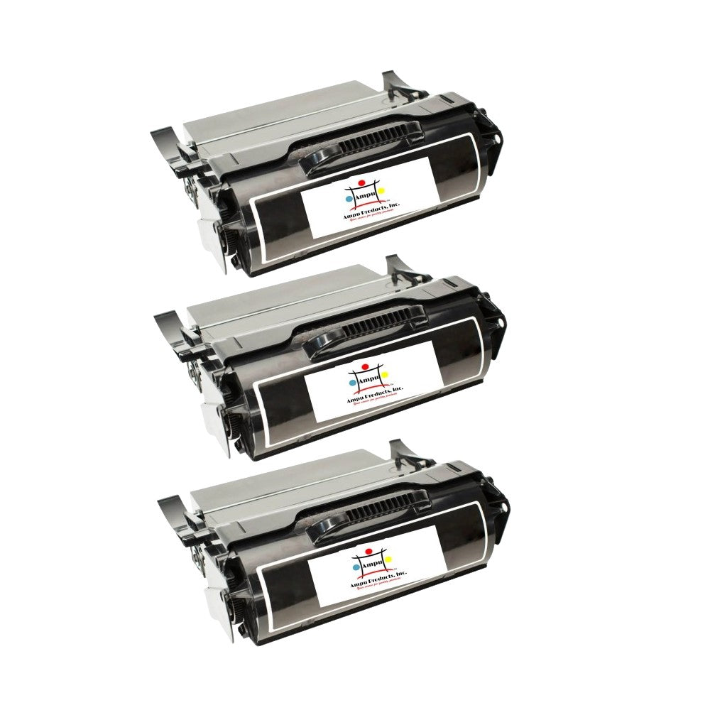 Compatible Toner Cartridge Replacement For Lexmark T654X21A (Extra High Yield Black) 36K YLD (3 Pack)