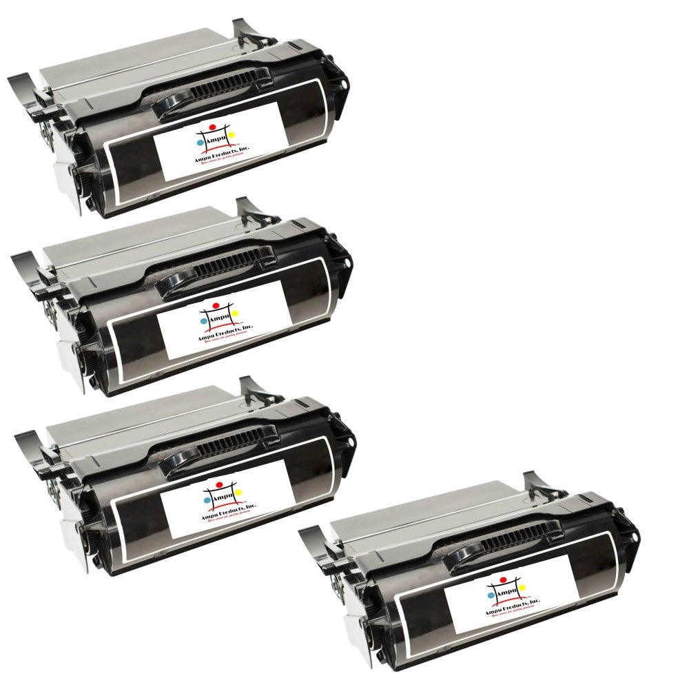 Compatible Toner Cartridge Replacement For Lexmark T654X21A (Extra High Yield Black) 36K YLD (4 Pack)