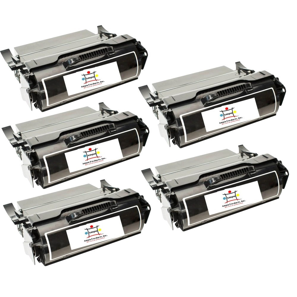 Compatible Toner Cartridge Replacement For Lexmark T654X21A (Extra High Yield Black) 36K YLD (5 Pack)