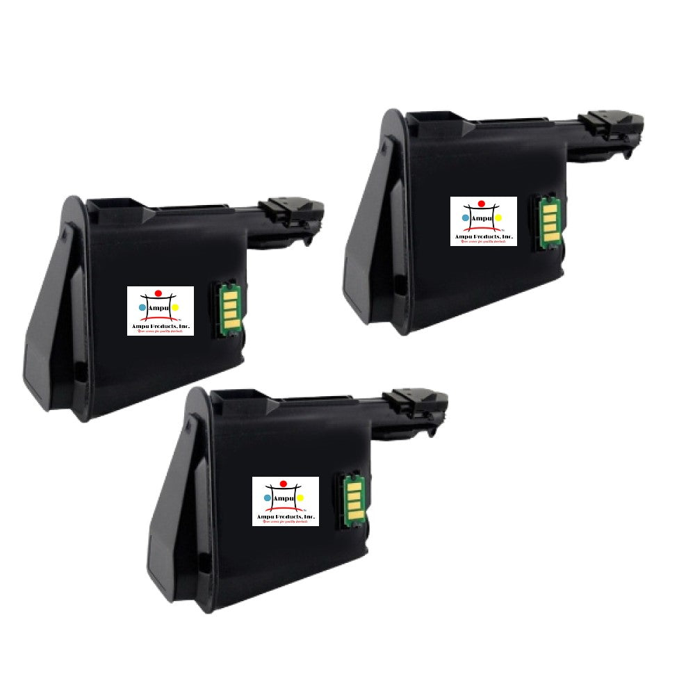 Compatible Toner Cartridge Replacement For Kyocera Mita TK-1112 (TK1112) High Yield Black (3K YLD) 3-Pack