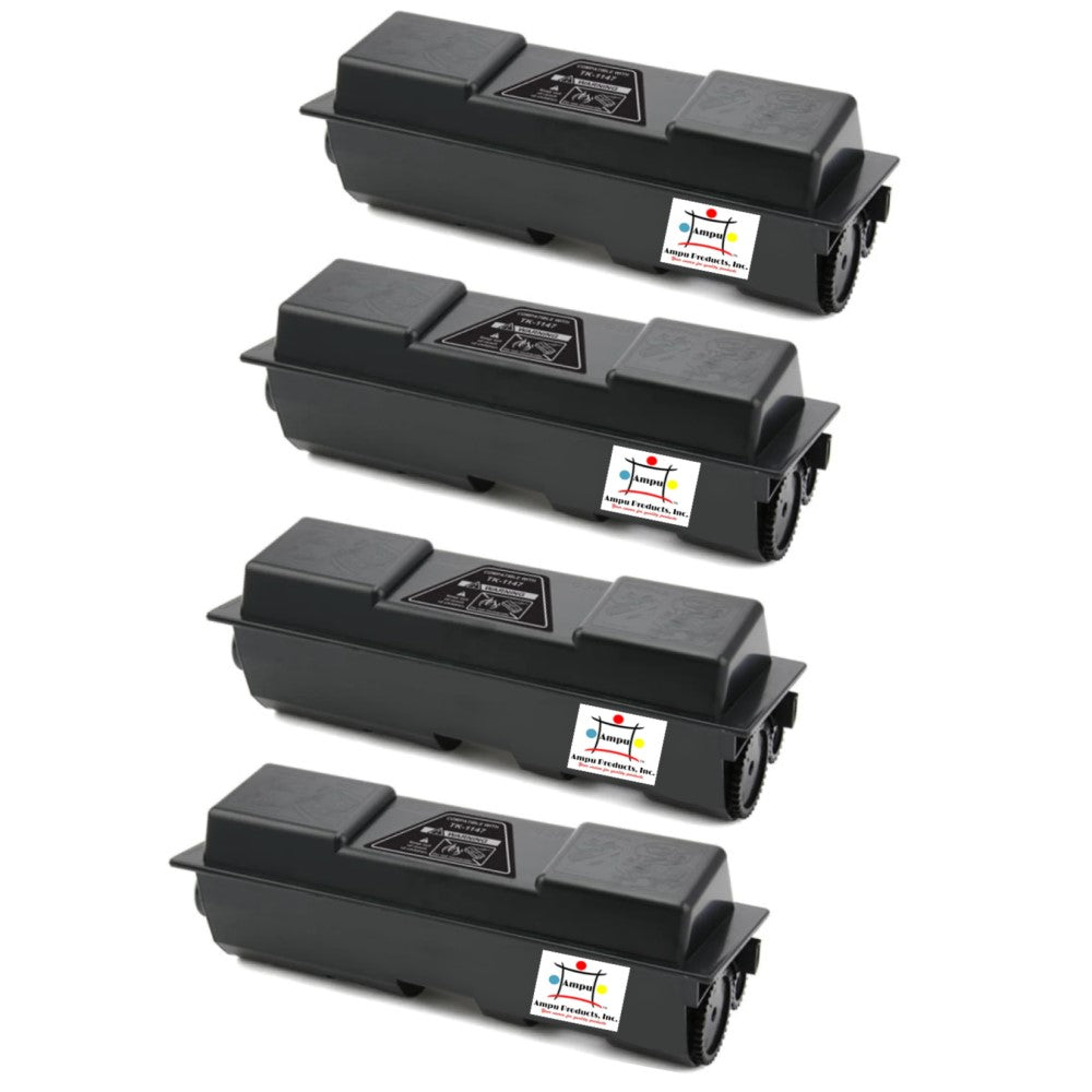 Compatible Toner Cartridge Replacement For Kyocera Mita TK-1147LA (TK1147LA, 1T02ML0US1) Black (12K YLD) 4-Pack