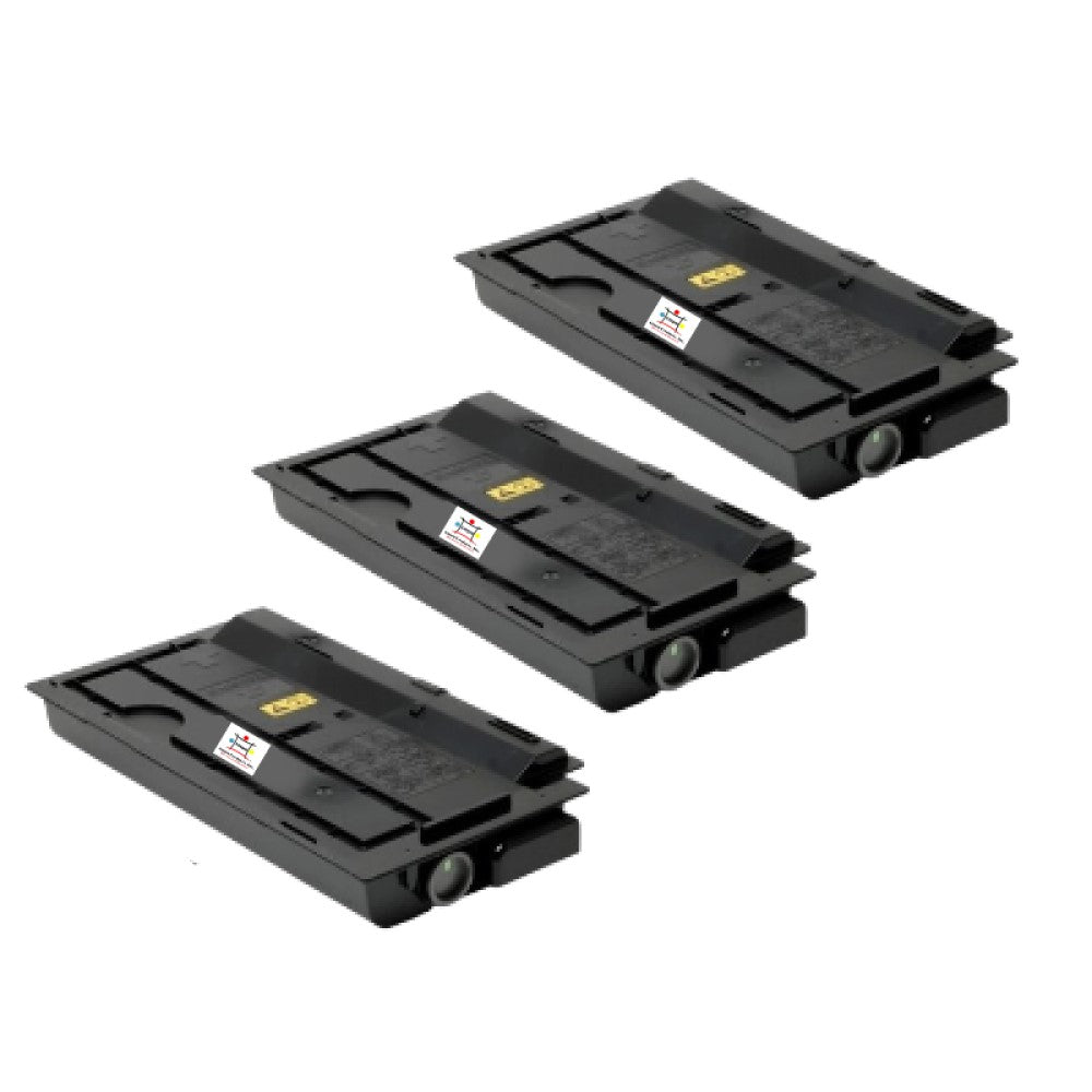 Compatible Toner Cartridge Replacement For Kyocera Mita TK7107 (TK-7107, 1T02P80US0) Black (20K YLD) 3-Pack