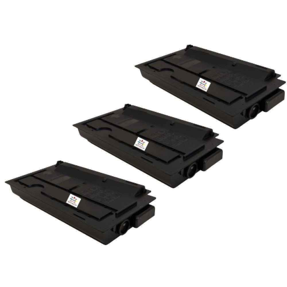 Compatible Toner Cartridge Replacement For Kyocera Mita TK7107 (TK-7107) Black (20K YLD) 3-Pack