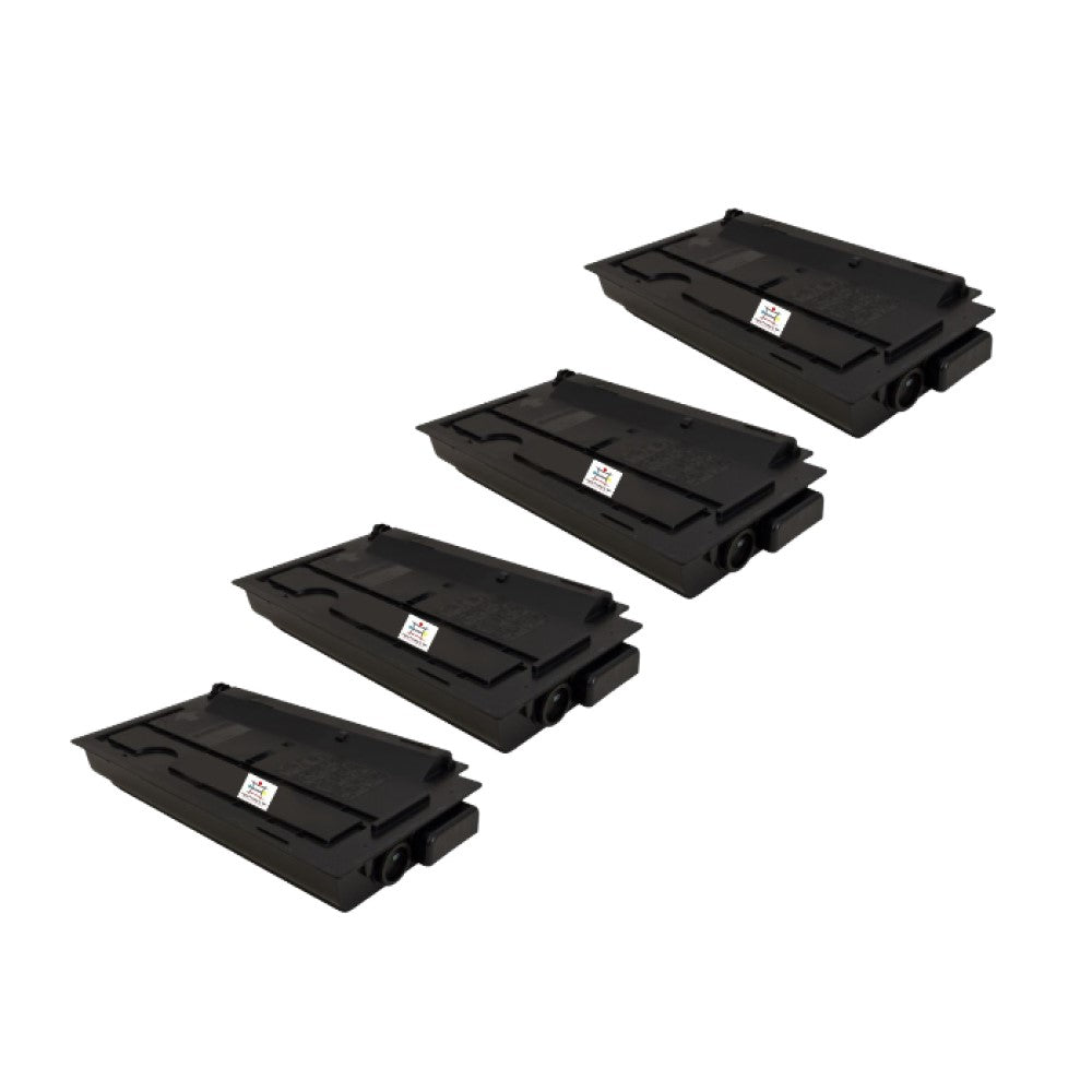 Compatible Toner Cartridge Replacement For Kyocera Mita TK7107 (TK-7107) Black (20K YLD) 4-Pack