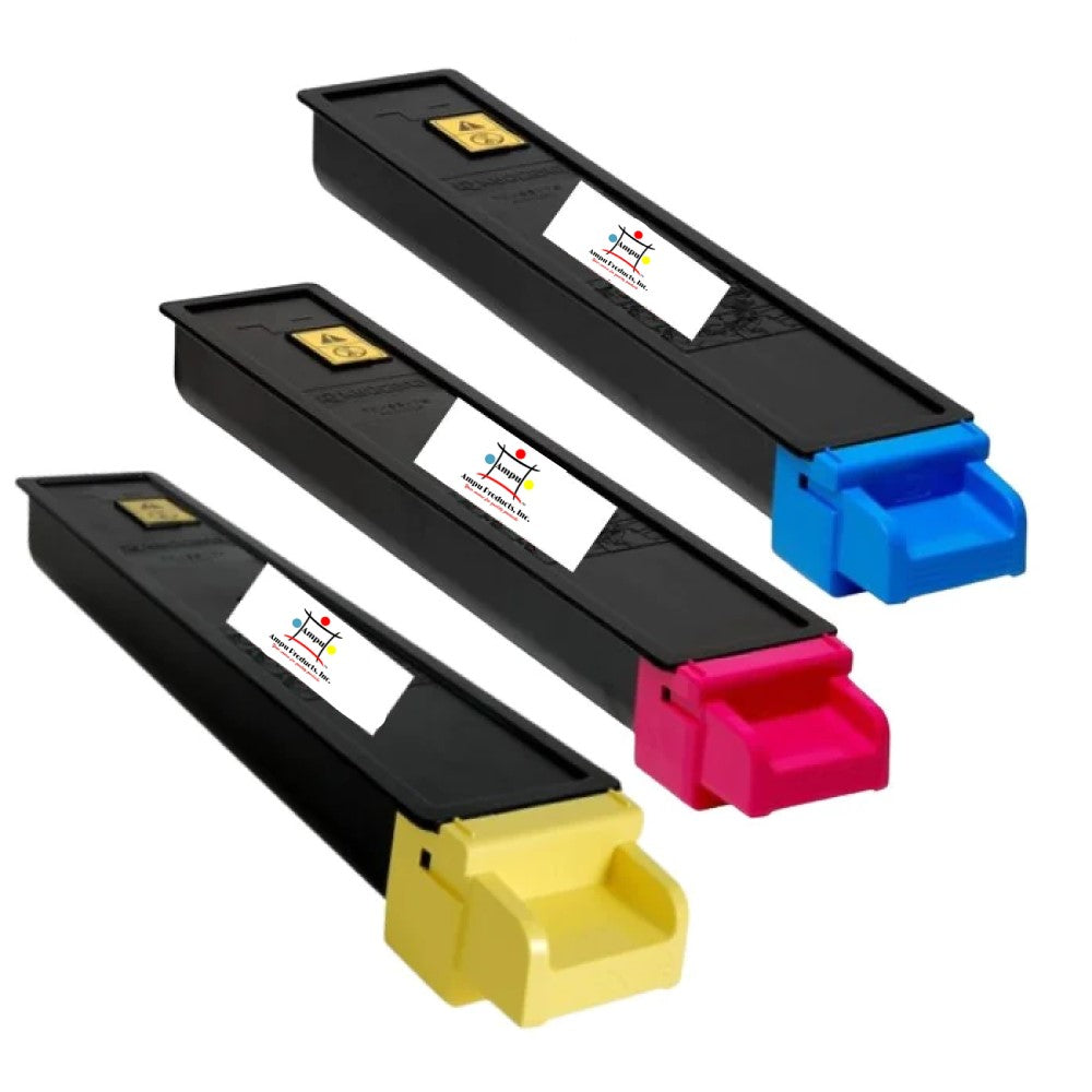 Compatible Toner Cartridge Replacement For KYOCERA MITA TK8317C; TK8317M; TK8317Y (TK-8317C; TK-8317Y; TK-8317M) Cyan, Magenta, Yellow (3-Pack)