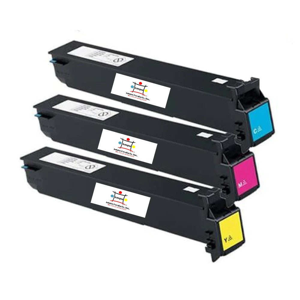 Compatible Toner Cartridge Replacement For KONICA MINOLTA 8938-506, 8938-507, 8938-508 (TN210C, TN210M, TN210Y) Cyan, Magenta, Yellow (12K YLD) 3-Pack