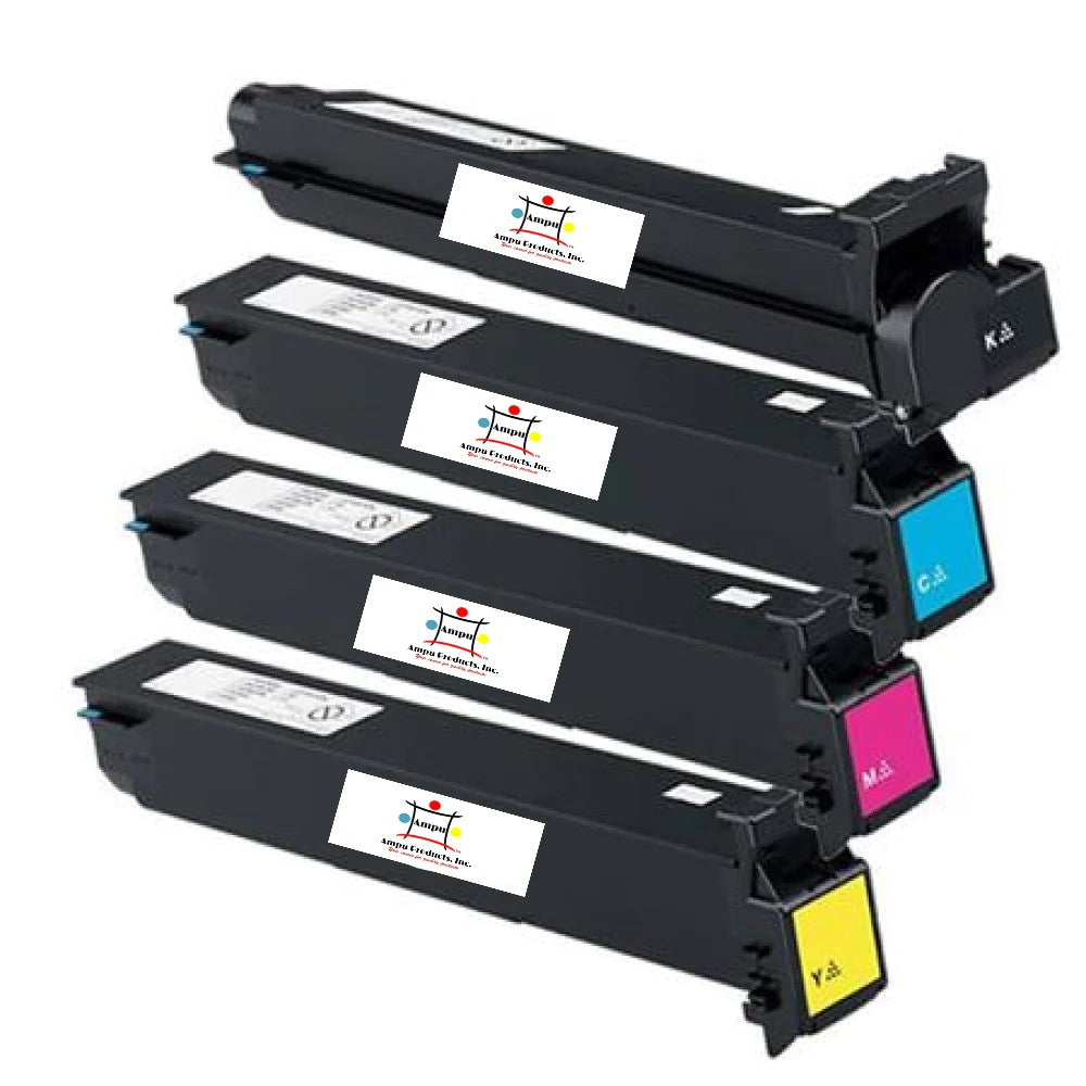 Compatible Toner Cartridge Replacement For KONICA MINOLTA 8938-505, 8938-506, 8938-507, 8938-508 (TN210K, TN210C, TN210M, TN210Y) Black, Cyan, Magenta, Yellow (20K YLD- Black, 12K YLD- Color) 4-Pack
