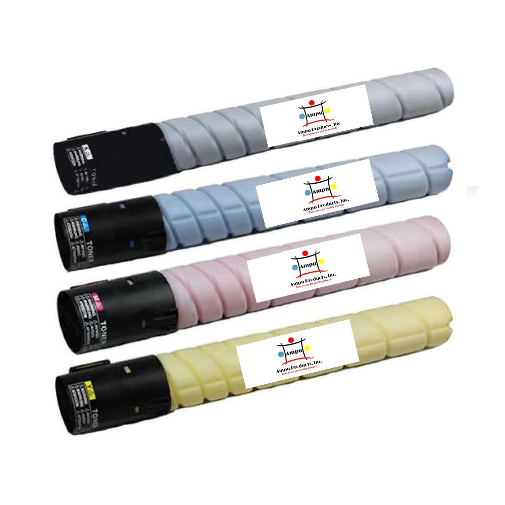 Compatible Toner Cartridge Replacement For KONICA MINOLTA A11G131, A11G231, A11G331, A11G431 (TN-216K, TN-216Y, TN-216M, TN-216C) Black, Cyan, Yellow, Magenta (29K YLD-Black, 26K YLD-Color) 4-Pack