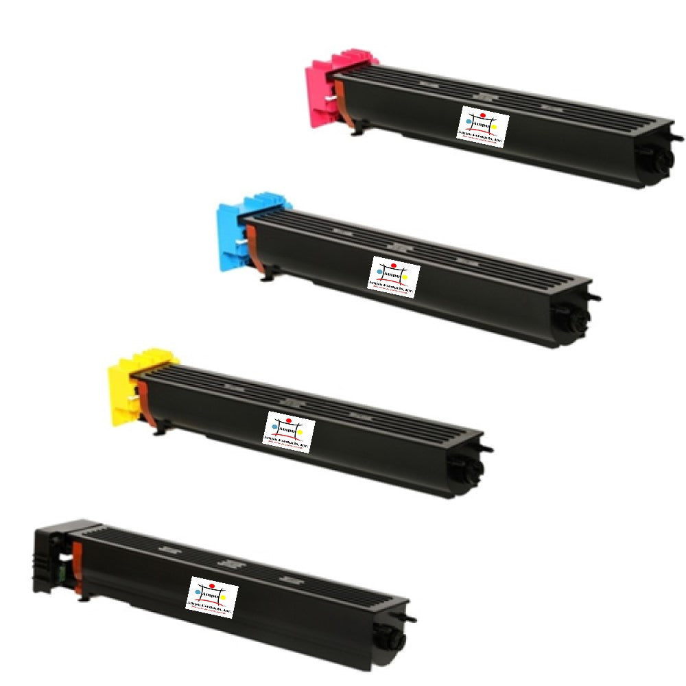 Compatible Toner Cartridge Replacement For KONICA MINOLTA A0TM130, A0TM230, A0TM330, A0TM430 (TN613K, TN613Y, TN613M, TN613C) Black, Yellow, Magenta, Cyan (45K YLD-Black, 30K YLD- Colors) 4-Pack
