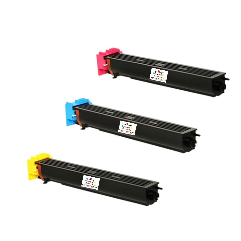 Compatible Toner Cartridge Replacement For KONICA MINOLTA A0TM230, A0TM330, A0TM430 (TN613Y, TN613M, TN613C) Yellow, Magenta, Cyan (30K YLD) 3-Pack