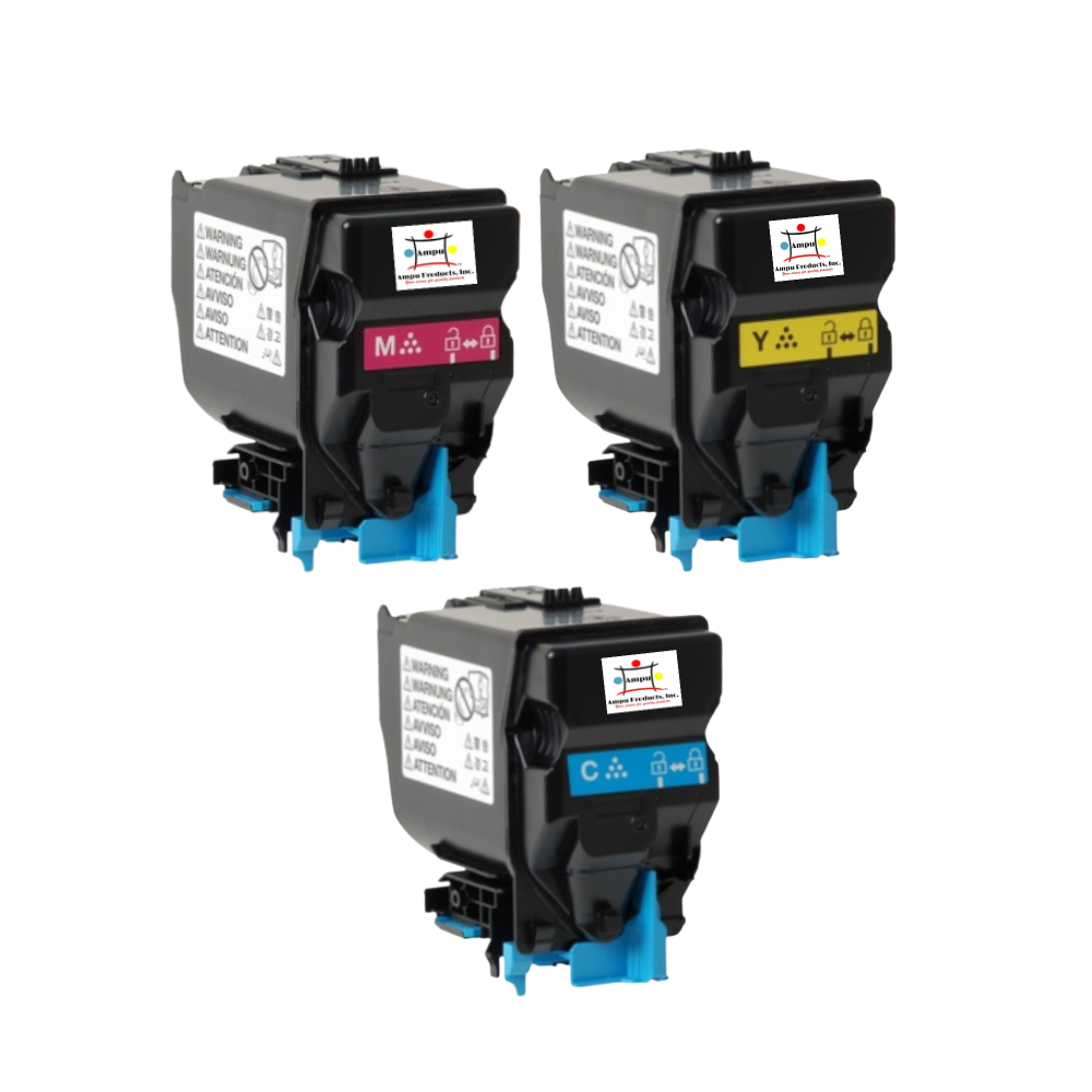 Compatible Toner Cartridge Replacement For KONICA MINOLTA A5X0230, A5X0330, A5X0430 (A95W330, A95W430, A95W230, TNP48M, TNP48C, TNP48Y) Cyan, Magenta, Yellow (10K YLD) 3-Pack
