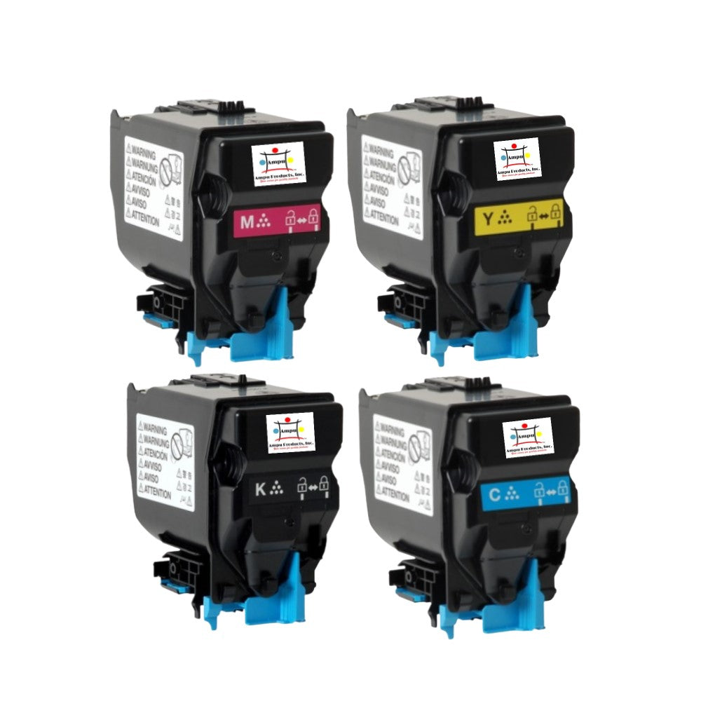 Compatible Toner Cartridge Replacement For KONICA MINOLTA A5X0130, A5X0230, A5X0330, A5X0430 (A95W130, A95W330, A95W430, A95W230, TNP48M, TNP48C, TNP48Y, TNP48K) Black, Cyan, Magenta, Yellow (10K YLD) 4-Pack