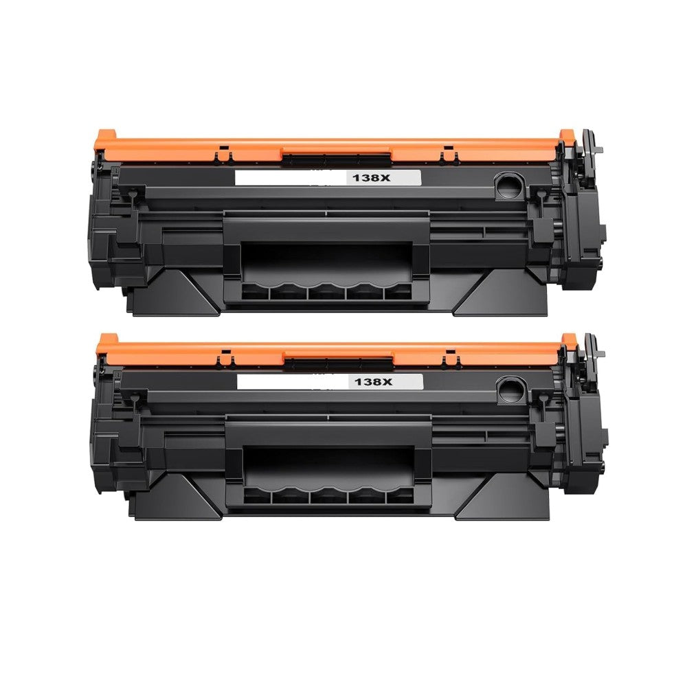 Compatible Toner Cartridge Replacement For HP W1380X (138X) High Yield Black (4K YLD) Pro 3001dw, 3001dwe (2 Pack)
