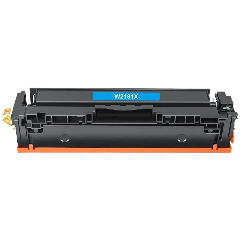 Compatible Toner Cartridge Replacement For HP W2181X (218X) High Yield Cyan (2.5K YLD) Pro 3201dw, MFP 330fdw, MFP 3301sdw