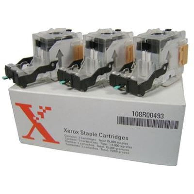 GENUINE XEROX 108R493 STAPLES CARTRIDGES