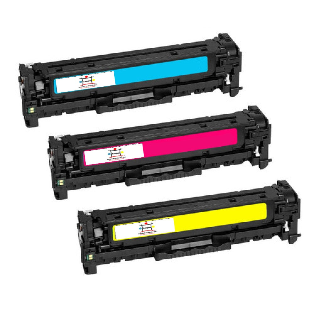 Compatible Toner Cartridge Replacement For CANON 2659B001AA, 2660B001AA, 2661B001AA (Type-118) Yellow, Magenta, Cyan (3-Pack)