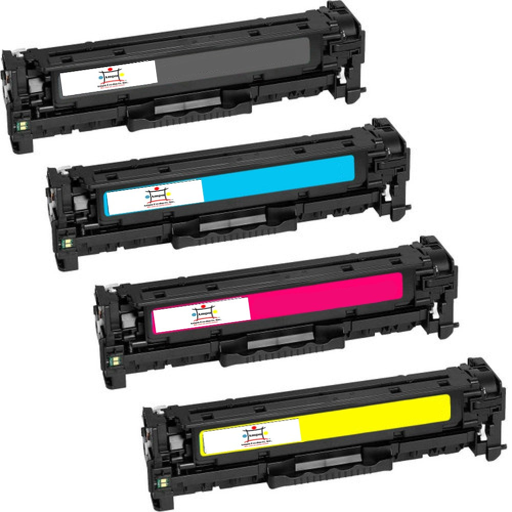 Compatible Toner Cartridge Replacement For CANON 2659B001AA, 2660B001AA, 2661B001AA, 2662B001AA (Type-118) Yellow, Magenta, Cyan, Black (4-Pack)