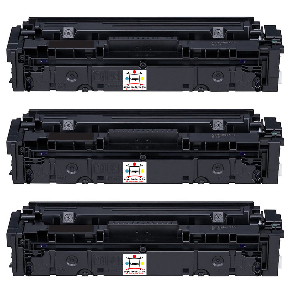 Compatible Toner Cartridge Replacement For Canon 1246C001 (045H) High Yield Black (2.8K YLD) 3-Pack