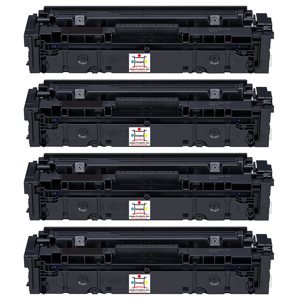 Compatible Toner Cartridge Replacement For Canon 1246C001 (045H) High Yield Black (2.8K YLD) 4-Pack