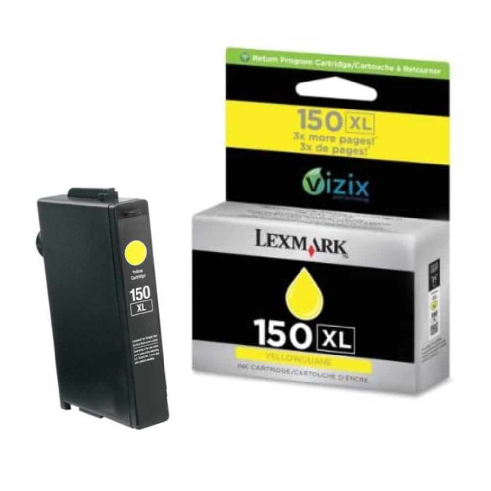 GENUINE  LEXMARK 14N1618 YELLOW INK CARTRIDGE
