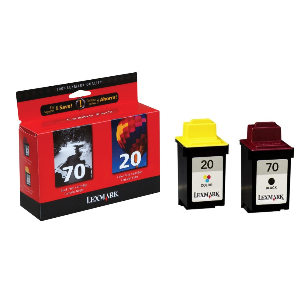 GENUINE LEXMARK 15M2328 (2 PACK) INK CARTRIDGES