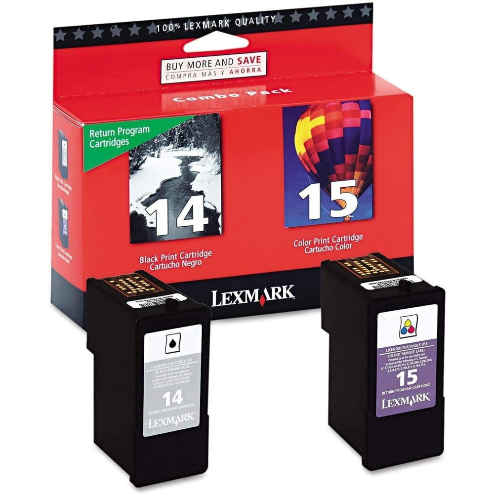 GENUINE LEXMARK 18C2239 (2 PACK) INK CARTRIDGES