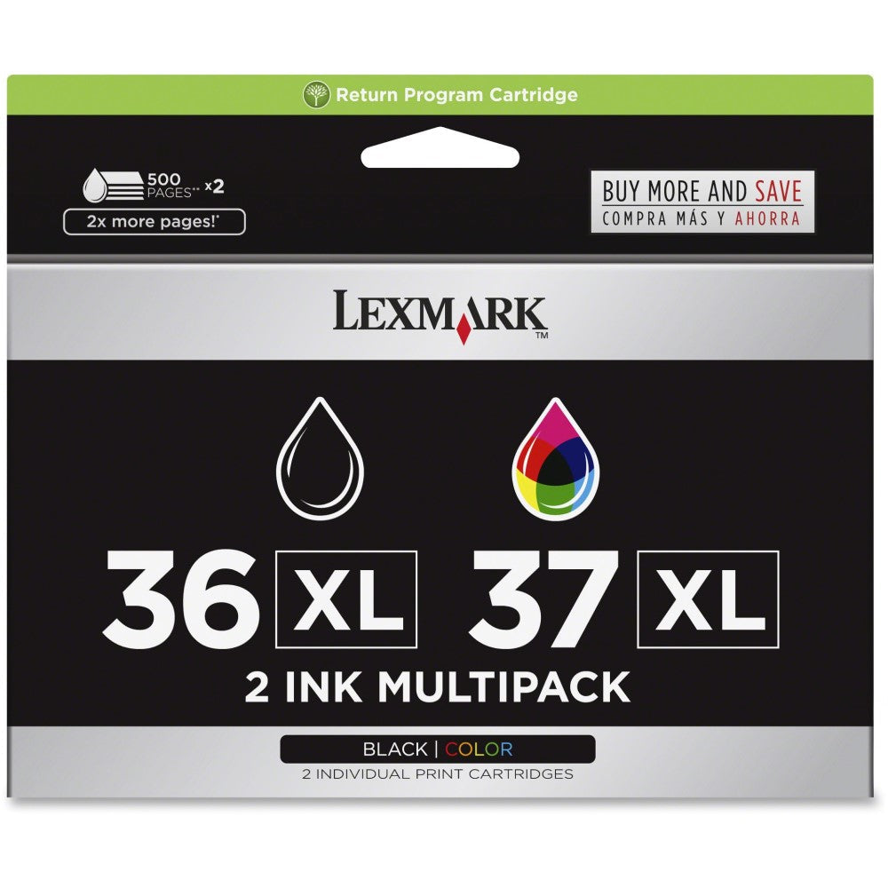 GENUINE LEXMARK 18C2249 (2 PACK) INK CARTRIDGES