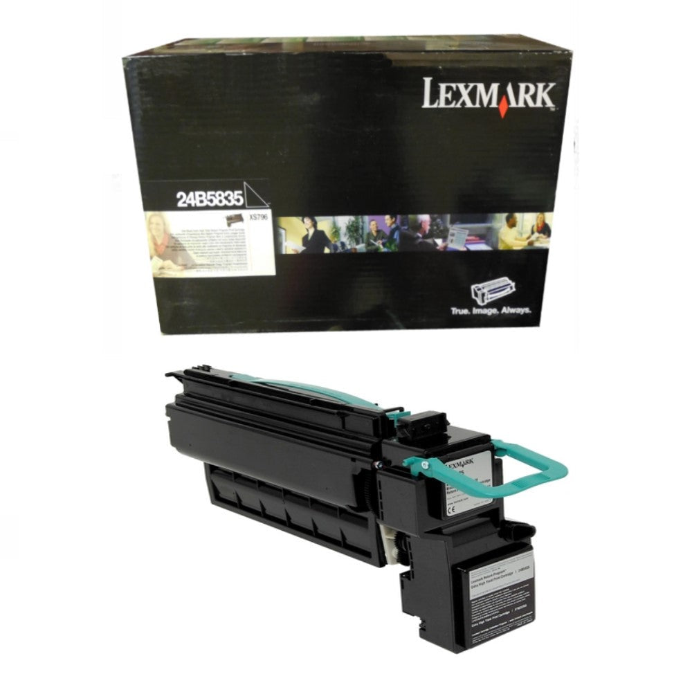 GENUINE LEXMARK 24B5835 BLACK TONER CARTRIDGE