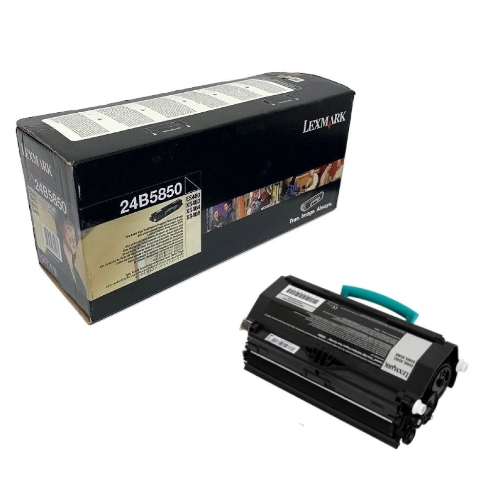 GENUINE LEXMARK 24B5850 BLACK TONER CARTRIDGE