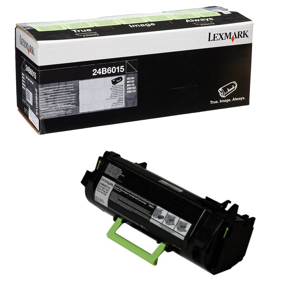 GENUINE LEXMARK 24B6015 BLACK TONER CARTRIDGE