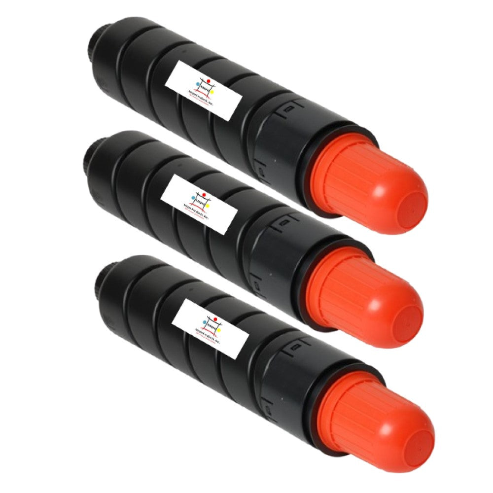 Ampuproducts Compatible Toner Cartridge Replacement For CANON 2786B003AA (GPR-34) 3-PACK