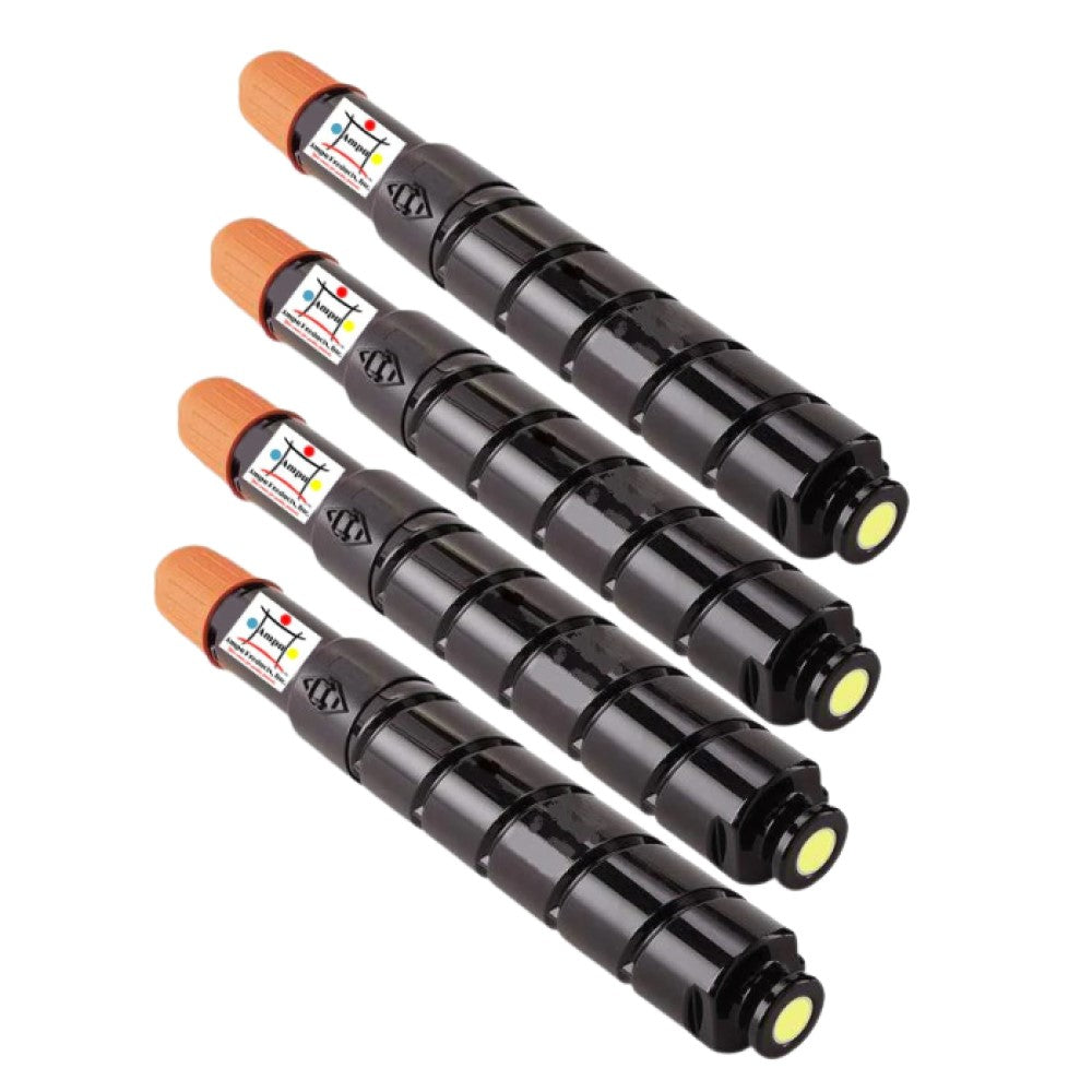 Ampuproducts Compatible Toner Cartridge Replacement For CANON 2804B003AA (GPR-33) 4-PACK