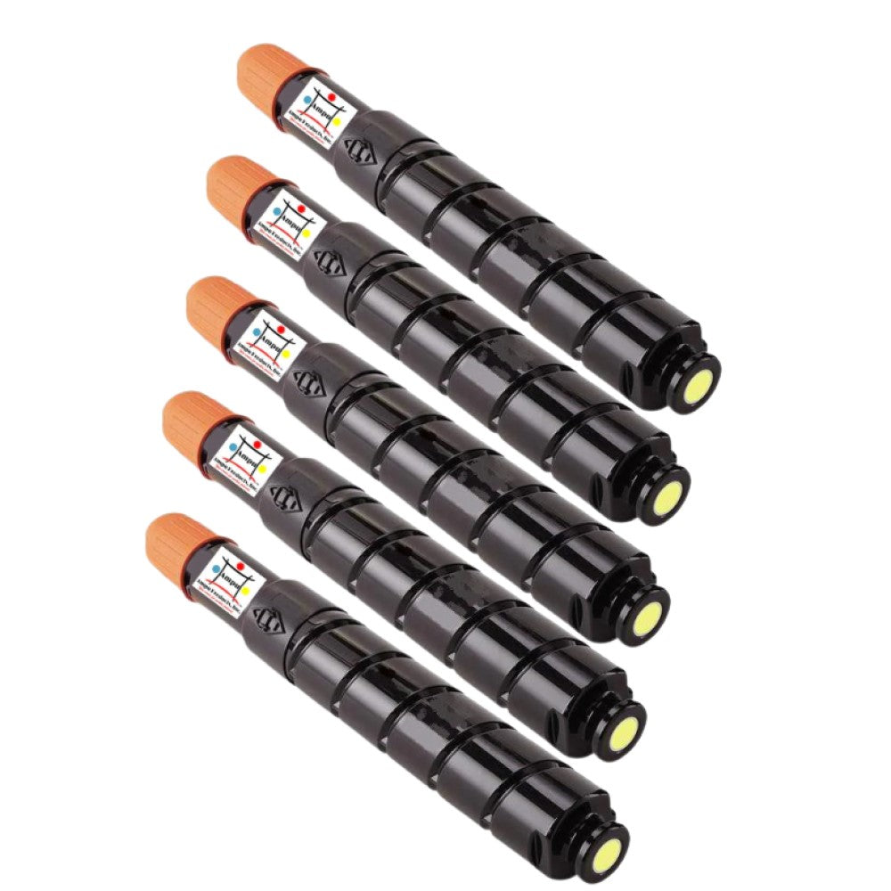 Ampuproducts Compatible Toner Cartridge Replacement For CANON 2804B003AA (GPR-33) 5-PACK