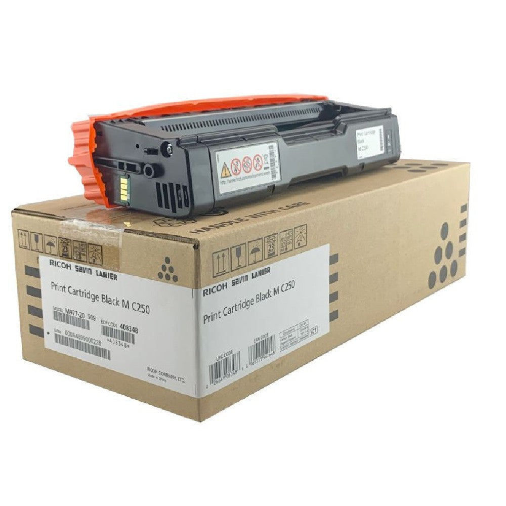 GENUINE  408348 RICOH MC250FWB SD YLD BLACK TONER (ORIGINAL)