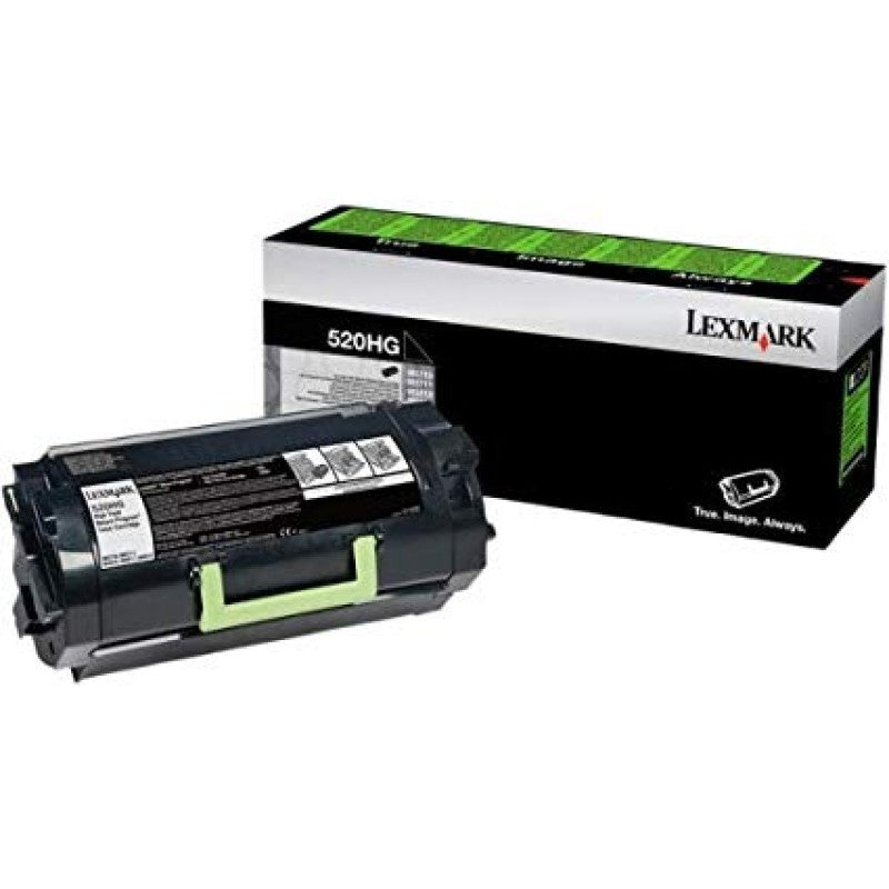 GENUINE LEXMARK 52D0H0G (HIGH YIELD BLACK) TONER CARTRIDGE